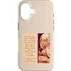 Inspiration From Saints and Sinners Merc Custodia per iPhone 16 Inizia ad essere coraggioso Inspirational citazione di Santa Caterina