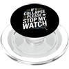 Runner Designs Funny Runner Stop My Watch Running PopSockets PopGrip per MagSafe