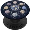 Cosmic Orbit Frontier Vintage Corpi Celesti Pianeti Spazio Esterno Astronomia PopSockets PopGrip Adesivo