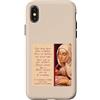 Inspiration From Saints and Sinners Merc Custodia per iPhone X/XS Inizia ad essere coraggioso Inspirational citazione di Santa Caterina