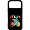 Best Raw Vegan Food Recipes Diet Books K Custodia per iPhone 17 Pro Max Veganismo vegetariano vegano vegano a base vegetale retrò crudo