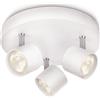 Philips myLiving LED Spotrondell Star a 3 luci, bianco