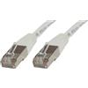 MicroConnect - Cavo di rete - da RJ-45 (M) a RJ-45 (M) - 50 m - SFTP, PiMF - CAT 6 - senza alogeni - bianco