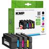 KMP Cartuccia d'inchiostro 3HZ52AE 17474085 come HP 953XL b/n/m/y 4pz.