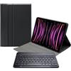 Mobilize Custodia con tastiera Bluetooth staccabile per Apple iPad Pro 11 (2024/2025), colore nero, layout AZERTY