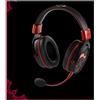 Lexip HBO Game of Thrones, Cavo e wireless, Gaming, 370 g, Cuffie con microfono, Nero, Rosso