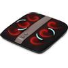 Homedics FM-TS12H-EU Massaggiatore plantare Shiatsu con funzione riscaldante, 28 sfere massaggianti, fino alla taglia 47 EU, nero