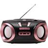 StarTech Stereo portatile con lettore CD - AD1181BC - Supporta MP3 - Connessione USB - Radio FM - Memoria per 20 stazioni - Altoparlanti integrati - Ingresso AUX e presa per cuffie