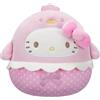 Squishmallows, Hello Kitty, peluche a forma di coniglio con costume da gallina, 20 cm