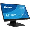 IIYAMA 54.6cm (21,5") T2254MSC-B2AG 16:9 M-Touch HDMI+DP+USB Monitor