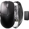 LAMZU Mouse da gioco LAMZU wireless nero sensore Pixart PMW3395 nuovo