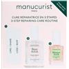 manucurist Nail & Hand Care Repairing Treatment: Base Sos + Mini Masque Sos + Nail File + Buffer Set per la cura delle unghie 1 pz.