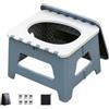 Generic Camping WC portatile pieghevole compatto sedile privacy tenda | Accessori per doccia da campeggio per WC portatile per auto, camper, camion, SUV, furgoni, barche, escursioni, campeggio