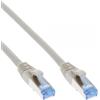 Inline Cavo di rete Patch InLine LAN, S/FTP (PiMf), Cat.6A (10Giga), 500MHz, guaina HalogenFree, CU (100% rame), 15m grigio [76815]