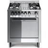 Lofra M75MF Cucina Gas 4 Fornelli con Forno Elettrico da 70 cm Acciaio inossidabile