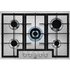 Aeg HGB75420SM Piano Cottura Gas 5 Fornelli 75 cm Acciaio inox