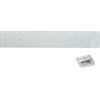 SHOPPING GOOD Battisedia Trasparente Plexiglass 80x12 cm - Protezione Paracolpi, Tasselli, Fissaggio - Resistente - Uso in Ufficio, Studio, Sala - Plexiglass Trasparente - Kit Montaggio Completo