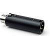 LICAEVEY Professionale 35dB In Line Microfono Preamp Booster per Microfoni Dinamici, Ultra Basso Rumore 48V Amplificatore di Guadagno di Potenza per lo Streaming e la