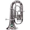 Indian Musical Instrument IMI EUPHONIUM 4 VALVOLA Strumento musicale con tutti gli accessori (ARGENTO)