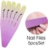 VENALISA 5 pz/set Lime per unghie Per UV LED Gel Polish Manicure Strumento per unghie Venalisa Lima per unghie 100/180 Doppio lato per la progettazione delle unghie Strumento per unghie