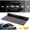NONE Fogli per finestre e protezione solare Protezione solare per finestre Pellicola per finestre 1-50 per cento VLT Paralume per finestrini auto Colorazione 3M * 50cm