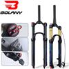BOLANY Bike Fork Rebound regolabile MTB Air sospensione anteriore 26/27.5/29 pollici 120mm forcella a sgancio rapido da viaggio accessori per biciclette