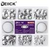 Well CK Matrice dentale Matrici metalliche sagomate sezionali Fasce Matrice dentale Anelli Sostituzione completa dei denti Dentsit Igiene orale