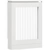 NONE Copertura radiatore Homcom in MDF verniciato bianco dal design moderno