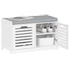 SoBuy FSR23-II scarpiera con sedile armadio panca panca con scarpiera portaoggetti sedile cassettiera scarpiera con panca