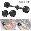 NICECNC Per 2024 2025 KTM 390 Duke 250 Duke Ruota anteriore/posteriore Forcella Asse Slider Crash Protector per KTM RC390 RC 390 2022-2024
