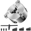SucceBuy Mandrino per tornio a 3 griffe 160mm / 200mm / 250mm Mandrino per tornio autocentrante Gamma di serraggio multipla per la lavorazione della stampante per tornio