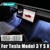 YaLumei Per Tesla Model 3 YSX Auto LED Colori multipli Pedana Lampada ambientale Interni Decorativi Atmosfera Luce Auto Trim Accessori