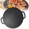 MYVIT KOSUN Padella coreana per barbecue antiaderente Padella in pietra Maifan arrostita in alluminio per piano cottura a gas a induzione da campeggio per interni ed esterni