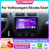 OSSURET Autoradio Android 14 con Telecamera a 360° per Volkswagen Skoda Octavia Golf 5 6 Touran Passat B6 Polo Jetta, CarPlay e Android Auto Stereo 6115