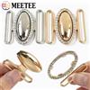 Meetee 2/5 Pezzi Fibbia in Metallo 30/40mm per Cinture da Donna, Gancio Decorativo per Giacche a Vento, Fibbie per Cinture, Regolatore per Indumenti, Accessori Fai da Te per Cucito