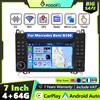 podofo Autoradio Podofo 2DIN 4+64G con Carplay per Mercedes Benz B200 Sprinter Classe A, GPS, Android Auto, WIFI, Mirror Link, Sistema Intelligente