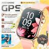GUHUAVMI Nuovo Smartwatch Sportivo con GPS Integrato per Fitness e Pilates, Moda Femminile, Posizionamento Preciso, Impermeabile 5ATM, Chiamate Bluetooth, Braccialetti