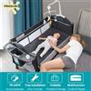 NONE PANGDUBE Culla Multifunzione 4-in-1 con Funzione Dondolo, Fasciatoio e Culla, Lettino Pieghevole da Viaggio per Neonati 0-3 Anni, 2 Ruote + Borsa per il Trasporto