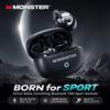 MONSTER Cuffie Monster Airstar ANC Bluetooth 6.0 -48dB con Cancellazione Attiva del Rumore, Auricolari Wireless TWS con Bassi Profondi per Sport