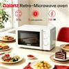 galanz Forno a microonde compatto Galanz Willz 20L 700W V7 Bianco 6 livelli di potenza Funzione di scongelamento Pulsanti meccanici Interno facile da pulire