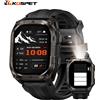 KOSPET PULSE 2 Smartwatch per Uomo con GPS Dual Band, Display AMOLED da 1,96", Orologio Militare 5ATM IP69, Torcia LED, 170+ Sport, Monitoraggio Frequenza Cardiaca