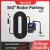 NONE XUOIB 360 ° Partner di Sorveglianza Parcheggio con Radar per Dash Cam I9pro e Kit Hardwire per Monitoraggio Parcheggio 24H in Auto, Adatto per DVR Auto