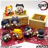 Bandai Nuove 8 Action Figure di Demon Slayer Kimetsu No Yaiba: Tanjirou, Nezuko, Agatsuma Zenitsu - Statuette Modello Anime, Giocattolo Regalo