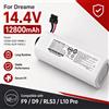 Batteria di Ricambio per Aspirapolvere 14.4V 12800mAh P2008-4S2P-MMBK P2150-4S2P-XWDLS Compatibile con Xiaomi Mi Home Vacuum Cleaner 1T Dreame S10 D9 F9 L10Pro L10Plus
