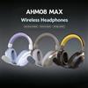 Ajazz AHM08 MAX Auricolari Wireless per Gaming, Cuffie con Microfono, Tre Modalità a Basso Rumore, Lunga Durata della Batteria