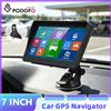podofo Navigatore GPS per Auto Podofo, Schermo Touch da 7 Pollici, Navigatore GPS per Camion con Parasole, Navigatore Satellitare con Mappa Europa 256M