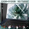 NONE Potente Tablet Android 13 da 10,36 Pollici, Processore a 14 Core, 12GB RAM 512GB ROM, Batteria da 20000mAh, 5G Dual SIM Wi-Fi, Fotocamere da 16MP+32MP per Gaming, Streaming Video, Corsi Online e