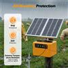 NONE Centralina per Recinzione Elettrica Solare da 30KM con Pannello Solare da 15W, Batteria da 12V 7Ah, Energizzatore per Recinzione Elettrica Regolabile da 0,3-1,5J per la Protezione del Bestiame e del
