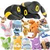 DUODUOBAO Peluche dei Pokémon Dormienti: Eevee, Umbreon, Vaporeon, Charizard, Sylveon, Sprigatito, Popplio, Riolu, Pichu, Bewear, Piplup