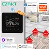 EZAIoT Termostato Intelligente WiFi Tuya, Controllo Remoto della Temperatura, Controllo Vocale per Google Home, Alexa, Alice, 16A per Riscaldamento a Pavimento Elettrico, 3A per Riscaldamento ad Acqua,